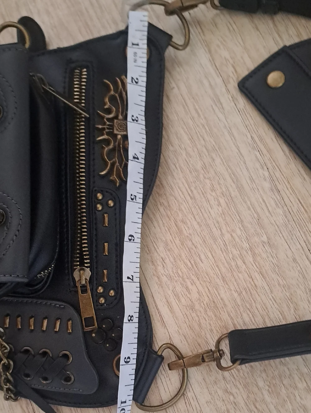 STEEL MOSTER Gothic  Steampunk  Handbag  For  Men and Women Hiking Fanny Pack.